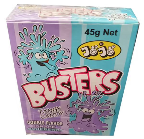JoJo Busters Tangy Grape & Blueberry Candy