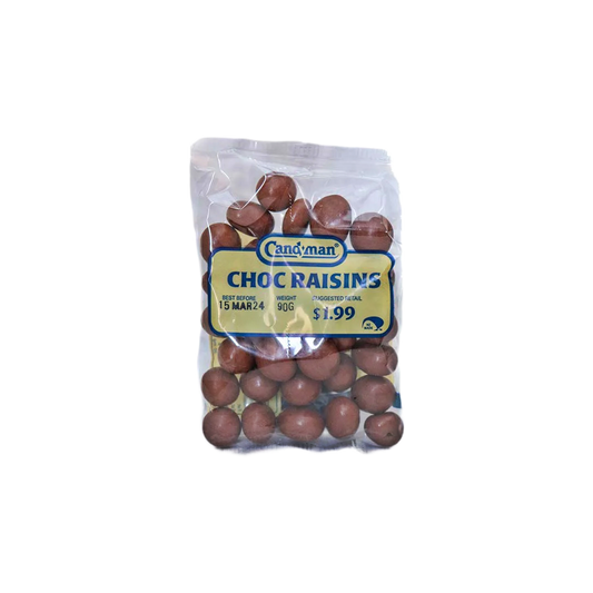 Candyman Choc Raisins 90g