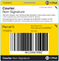 NZ Post Courier S Parcel Ticket