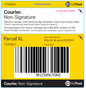 NZ Post Courier XL Parcel Ticket