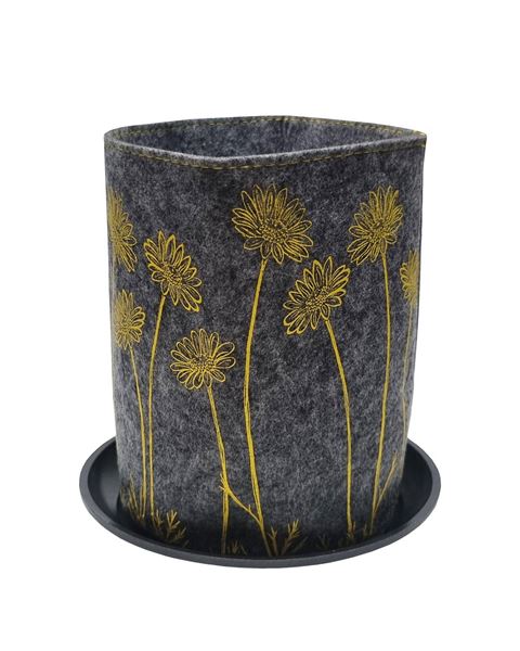 Ecofelt Growbag with Marguerite Daisy Design