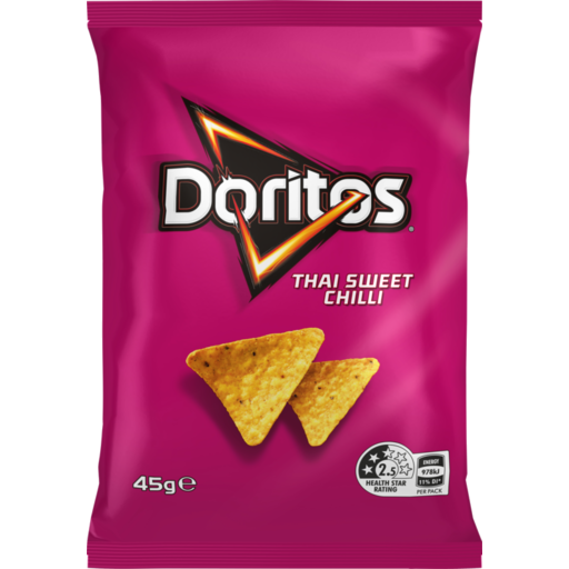Doritos Thai Sweet Chilli Corn Chips 45g