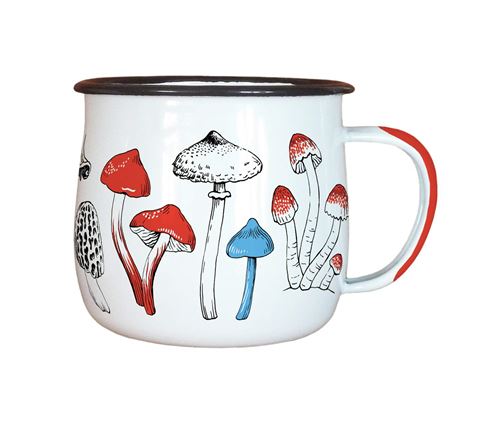 Wolfkamp & Stone Fungi Enamel Mug