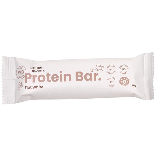 Nothing Naughty Flat White Protein Bar 40g