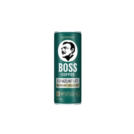 Boss Hazlenut Latte Coffee 237ml