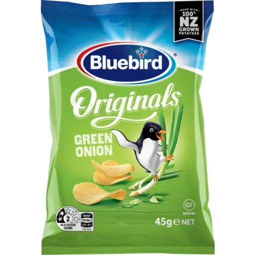 Bluebird Originals Green Onion Potato Chips 45g