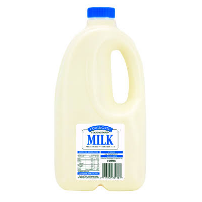 Cow & Gate Standard Blue Top Milk 2L