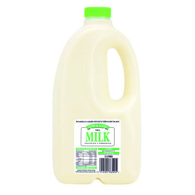 Cow & Gate Trim Green Top Milk 2L