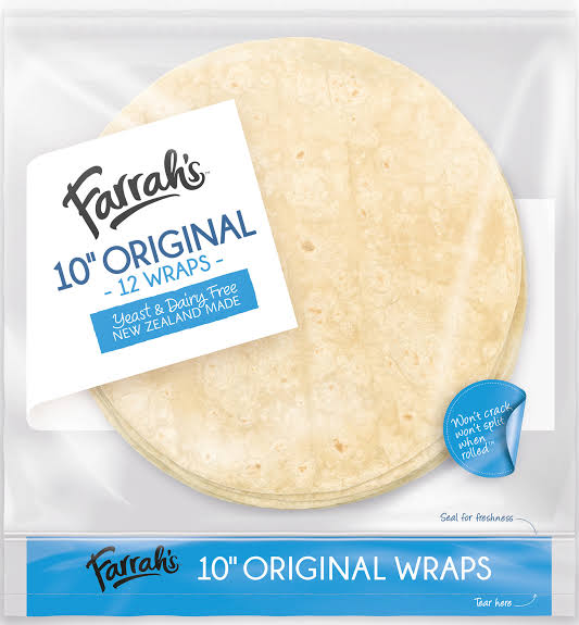 Farrah's 10" Original (12 Wraps)