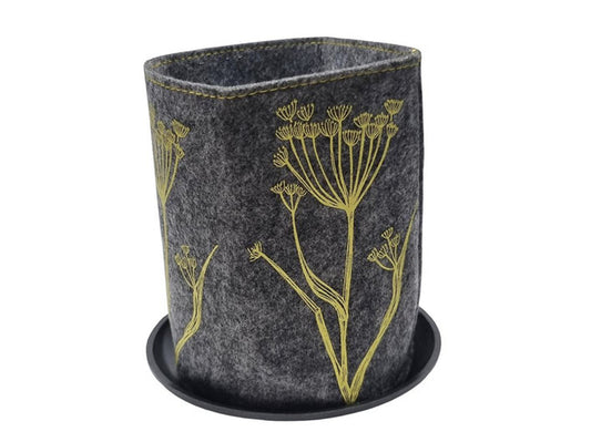 Ecofelt Growbag with Fennel Design