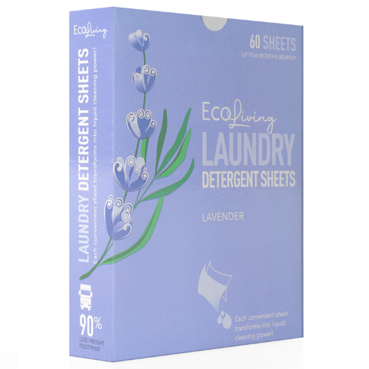 EcoLiving Laundry Detergent Sheets Lavender 60pk