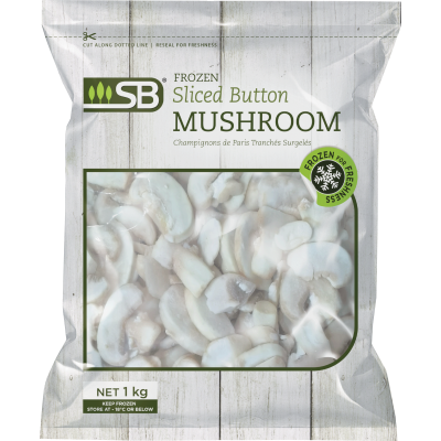 SB Frozen Sliced Mushrooms 1kg