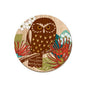 Wolfkamp & Stone Screenprint Ruru Coaster
