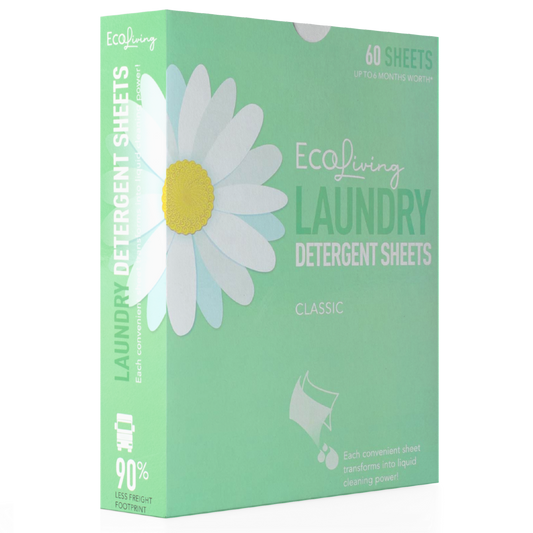 EcoLiving Laundry Detergent Sheets Floral 60pk