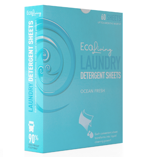 EcoLiving Laundry Detergent Sheets Ocean 60pk