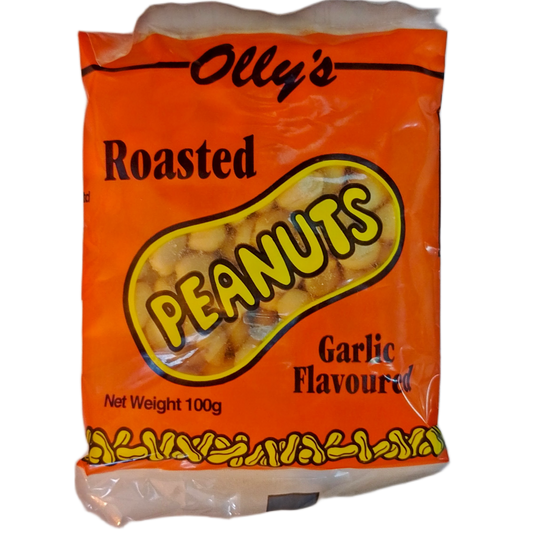 Olly's Garlic Peanuts 100g