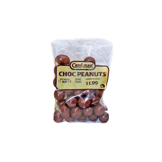 Candyman Choc Peanuts 100g