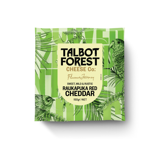 Talbot Forest Raukapuka Red Cheddar 150g