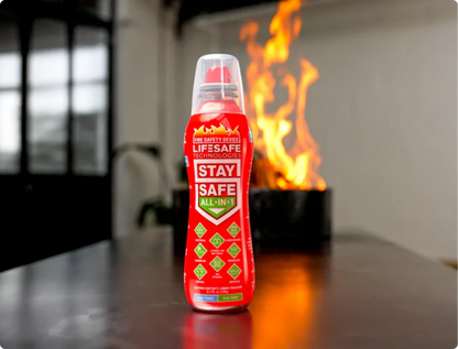 StaySafe All-in-1 Fire Safety Device: Effective for Multiple Fire types