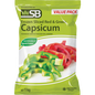 SB Frozen Sliced Red & Green Capsicum 1kg