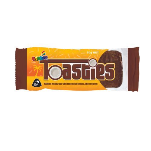 Rainbow Toasties 50g