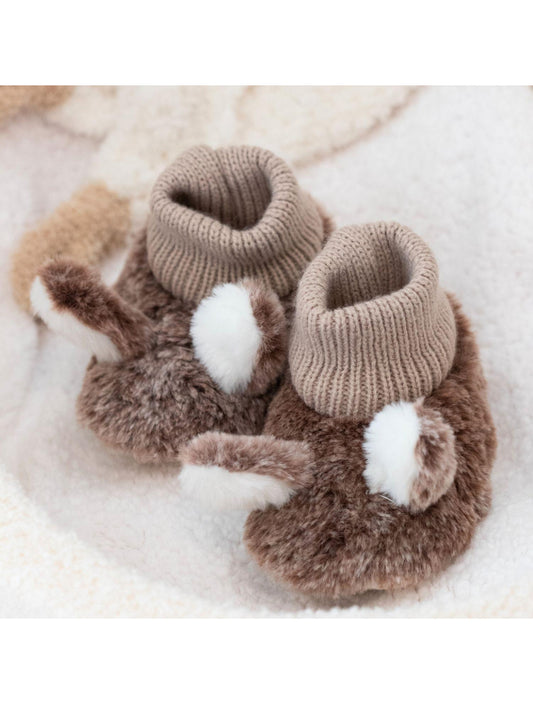 SnuggUps Baby Tan Bunny Slippers