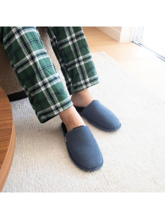 SnuggUps Men's Slide Denim Slippers