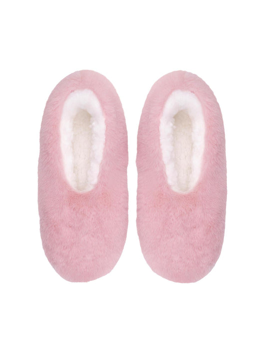 SnuggUps Women's Luxe Blush Slippers