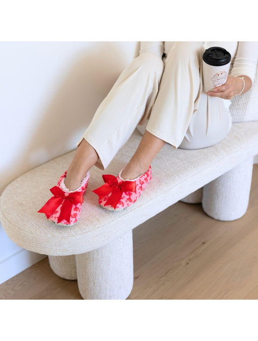 SnuggUps Women's Printed Bow Watermelon Slippers