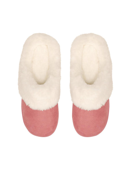 SnuggUps Women's Slide Pink Suede Slippers