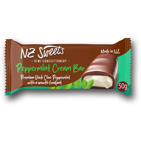 NZ Sweets Peppermint Cream Bar 50g