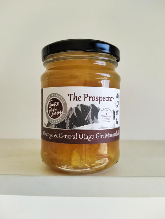 Taste of the Alps - The Prospector Orange & Central Otago Gin Marmalade 290g