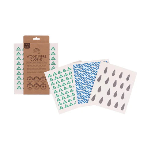 Eco Basics Wood Fibre Cloth 3pk